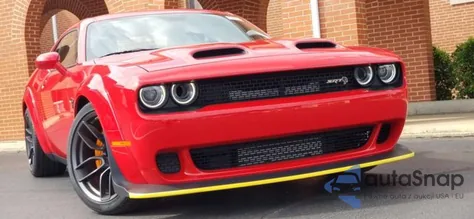 2019 Dodge Challenger Srt Hellcat Redeye z USA, uszkodzony, nr VIN 2C3CDZL91KH615885